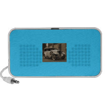 coche viejo del Doodle iPod Altavoz