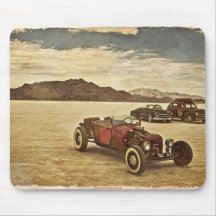 Coches de carreras en Bonneville Tapetes De Raton