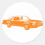 coches del americano de los años 80 etiquetas  