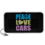 Coches del amor de la paz mini altavoz