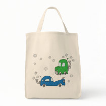 Coches del vapor - tote del ultramarinos bolsas