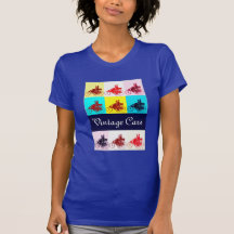Coches del vintage que recolectan arte pop camiseta