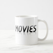 COCHES+Taza del logotipo de las PELÍCULAS