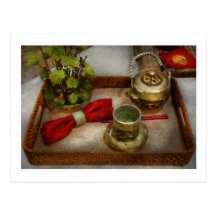Cocina - ceremonia de té formal tarjetas postales