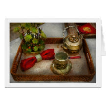 Cocina - ceremonia de té formal tarjetón