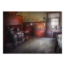 Cocina - cocina de la cabaña del guión comunicado personalizado