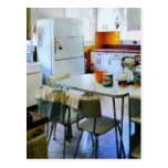 Cocina de los años 50 postales
