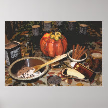 Cocina del otoño poster