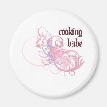 Cocinar al bebé imán de frigorífico