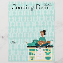 Cocinar al profesor tarjeta publicitaria