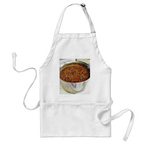 Cocinar chile picante delantales