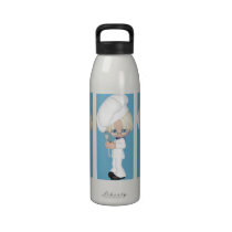 Cocinero botellas de agua