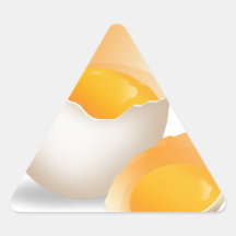 cocinero, cocina-amor calcomania triangulo personalizadas