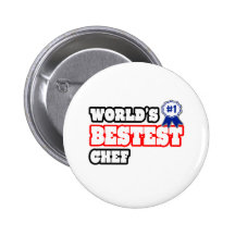 Cocinero de Bestest del mundo Pins