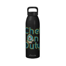 Cocinero de la CAMISETA de servicio Botella De Beber