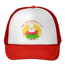 Cocinero de Santa del navidad Gorros Bordados