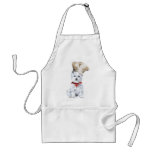 Cocinero de Terrier blanco de montaña del oeste Delantal