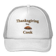 Cocinero del día de la acción de gracias gorra