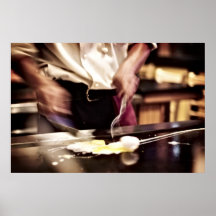 Cocinero del hierro posters