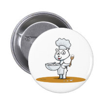 Cocinero del oso polar pins