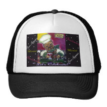Cocinero del vino de Shar-Pei Gorras De Camionero
