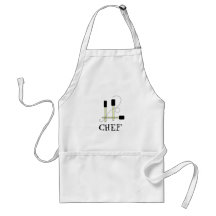 Cocinero - espátulas negras delantales