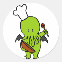 Cocinero junto con Cthulhu Etiquetas