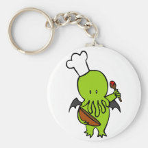 Cocinero junto con Cthulhu Llaveros