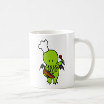 Cocinero junto con Cthulhu Tazas De Café