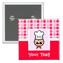 Cocinero lindo pins