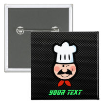 Cocinero liso pin