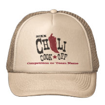 Cocinero rústico del chile de la competencia gorras