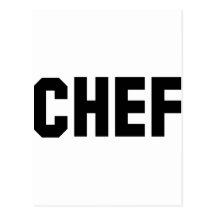 Cocinero Tarjeta Postal