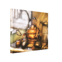 Cocinero - té - potes e hierros del té lona envuelta para galerias