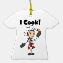 Cocino - al cocinero de sexo femenino ornato