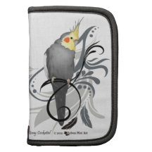 Cockatiel gris organizador