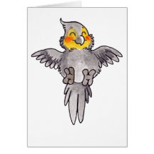 Cockatiel Tarjeton