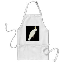 Cockatoo Azufre-con cresta - negro del galerita de Delantales