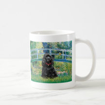 Cocker (negro) - puente taza