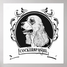 COCKER SPANIEL (2) POSTER