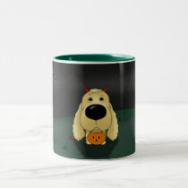 Cocker spaniel Halloween tazas