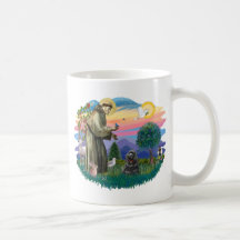 Cocker spaniel (negro) tazas de café