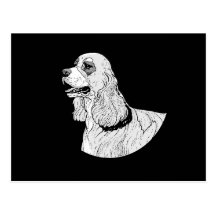 COCKER SPANIEL POSTALES