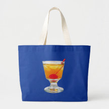 Cocktail Old Fashioned Einkaufstaschen