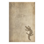 Cocodrilo tribal papelería personalizada