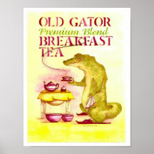 Cocodrilo viejo poster