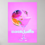Cóctel de Deliscious adornado con los paraguas de  Posters