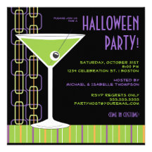 Cóctel del globo del ojo de Halloween Martini Comunicado Personal