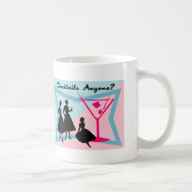 ¿Cócteles cualquier persona? Taza
