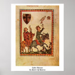 Códice Manesse por el amo de Manesse Poster